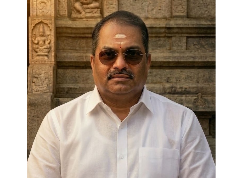 Portrait of Chief Temple Architect R. Prabu Balaji, DSS.